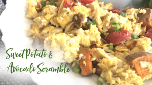 Sweet Potato Avocado Scramble