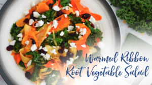 Warmed Ribbon Root Vegetable Salad