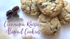 Cinnamon Raisin Almond Cookies