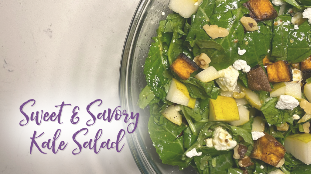Recipe: Sweet & Savory Baby Kale Salad